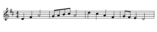 Up! Good Christen Folk - staff notation