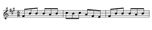 Up in the Air - staff notation