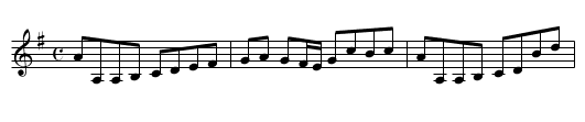 Up in the Morning Early [2] - staff notation