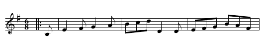 Up in the Morning Early - staff notation