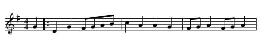 Up Mill Steps - staff notation