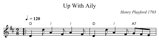 Up With Aily - staff notation