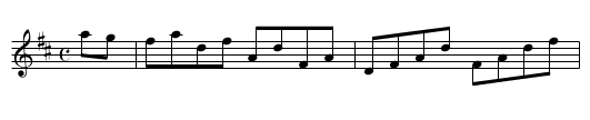 Upper Denton - staff notation