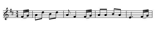Upside Down - staff notation