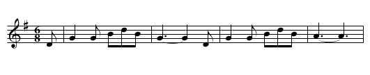 Upton Hankie Dance - Bonnets of Blue - staff notation