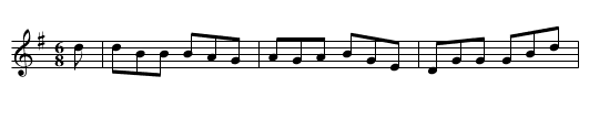 Upton-on-Severn Stick Dance - staff notation