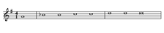 Uralter Marienruf - staff notation