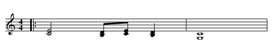 Urva Fanka - staff notation