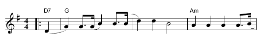 Utrecht Horpipe compleet - staff notation