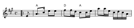 Vackra Norskan - staff notation