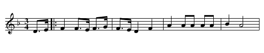 Valchiusella - staff notation
