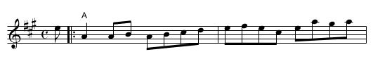 Vale of Leven - staff notation
