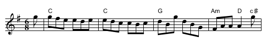 Valentine - staff notation