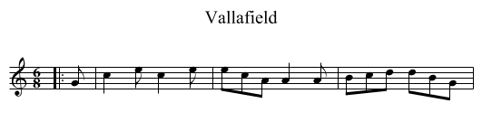Vallafield - staff notation