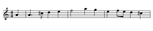 Vall&aring;t - staff notation