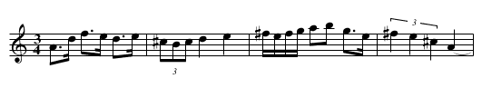 Vallåtstoner, Polska - staff notation
