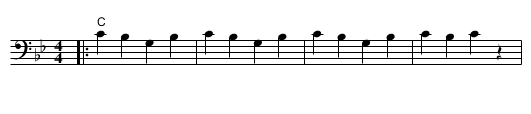 Valle Pogonishte - staff notation