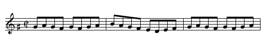Vallja E Tri Motrave - staff notation