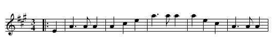 Vals efter Ankarloo - staff notation