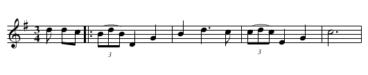 Vals efter Axel Johansson - staff notation