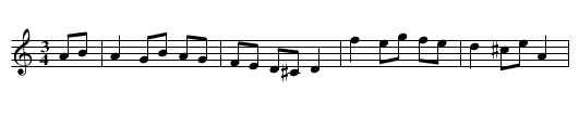 Vals efter Denis Emanuelsson - staff notation