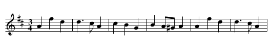Vals efter Gustaf Elfstr&ouml;m - staff notation