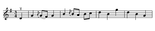 Vals efter Johan Johansson - staff notation