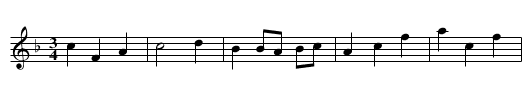 Vals efter Jönsagubben - staff notation