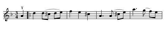 Vals efter Lindeberg - staff notation