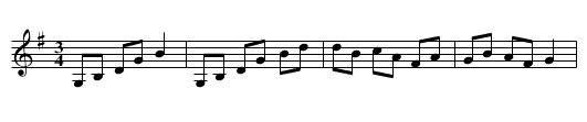 Vals efter Maria Sohlberg - staff notation