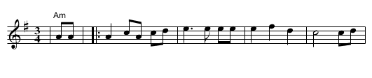 Vals efter Pål Karl, Älvdalen - staff notation