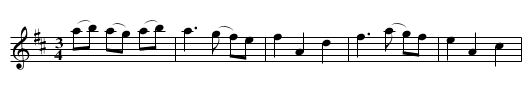 Vals efter Peter Skön - staff notation
