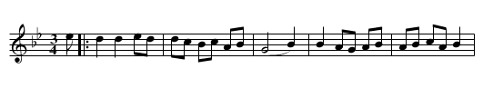 Vals ur Carl Oskar Rosvalls notbok - staff notation