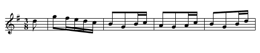 Vals ur Vetlandasamlingen - staff notation