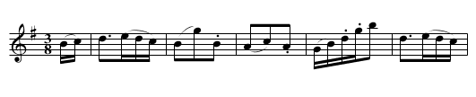 Vals - staff notation