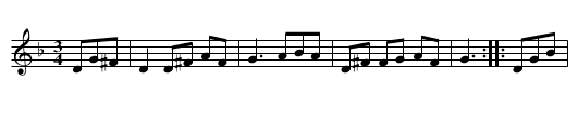 Vals - staff notation