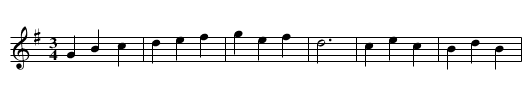 Valse da Vertoujit - staff notation