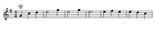 Valse de Champ Rouget - staff notation