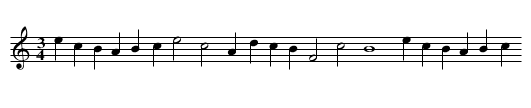 Valse de Gallice - staff notation