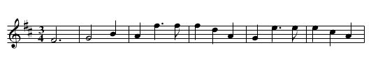 Valse des b&eacute;b&eacute;s - staff notation