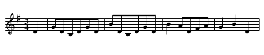Valse &egrave; Delsay - staff notation