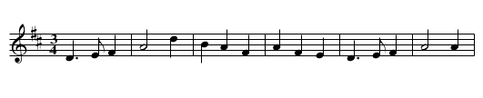 Valse Eccossaise - staff notation