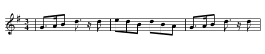 VALSE ECOSSAISE 1 - staff notation