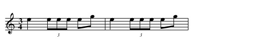 Valse-Quadrille (Première Partie) - staff notation