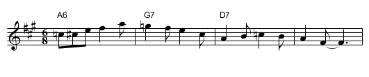 Vamp, The - staff notation