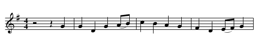 Van Dieman's Land - staff notation