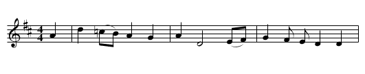 Van Dieman's Land - staff notation