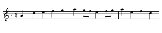 VAN ROTTERAM OP DORT - staff notation