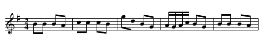 Vandumore, La - staff notation