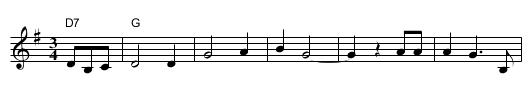 Vanha Merimies Muistelee [waltz] - staff notation